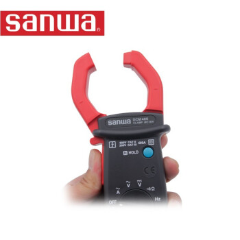 sanwa DCM400 交直流数字钳形表 交流400A分辨率0.01A 1年维保