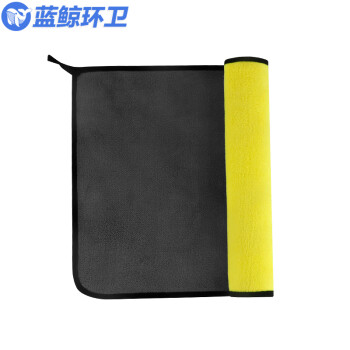 蓝鲸环卫 10条尺寸30*40cm500g/㎡颜色随机 高密抹布毛巾珊瑚绒加厚擦车巾吸水LJHW-9055