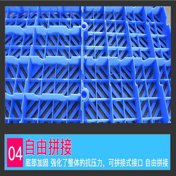 盛富永 防潮板 塑料垫货板 网格板仓库垫板货物地台板胶栈板卡板托盘垫仓板 300*300*50