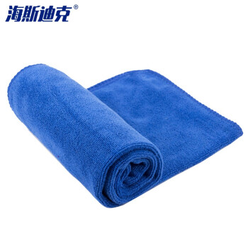 海斯迪克 HKY-71 多用途清洁抹布 擦玻璃搞卫生厨房地板洗车毛巾 酒店物业清洁抹布30×60cm 蓝色（10条）