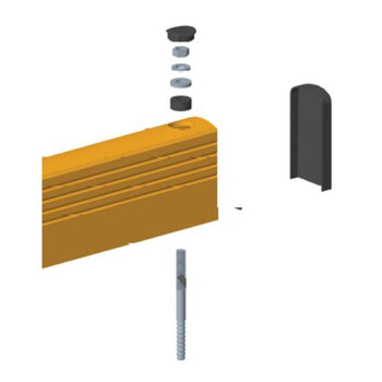 德国永恒力 弹性落地防护栏系列B 高225mm 可定制 10米以上起订具体详询客服