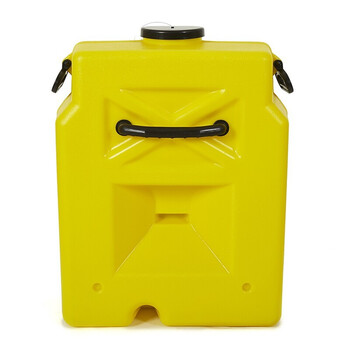 安小侠 洗眼器 ABS双口壁挂 紧急洗眼 便捷壁挂式喷淋洗眼装置 53L