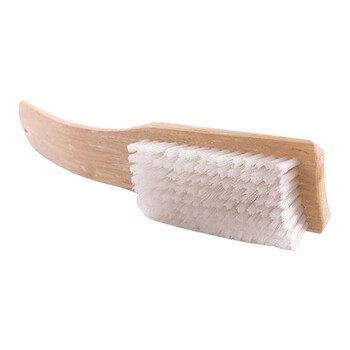 益美得 LSL8561 多功能竹柄硬毛清洁刷子洗鞋木柄刷子 【1把白色硬毛竹柄刷】