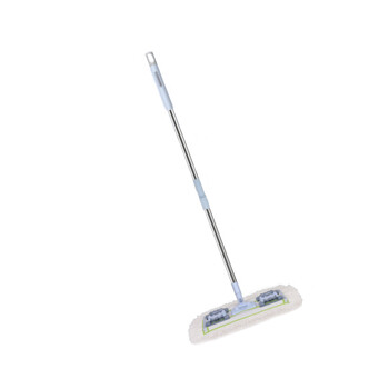 亿丽佳 夹布平板拖把免手洗墩布排拖旋转瓷砖实木地板拖把尘推纤维拖布平拖（礼盒装450铝板） 5件/组