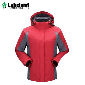 雷克兰(Lakeland)BR203户外防寒服防寒外夹克登山服保暖服红色(含内胆) 红色 L