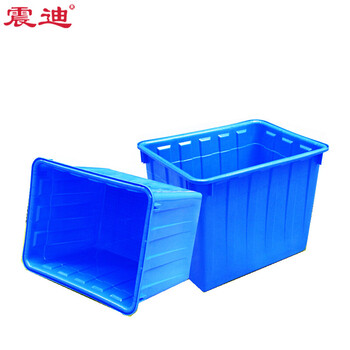 震迪400L大水箱塑料水产养殖箱SH6101蓝色965*745*665