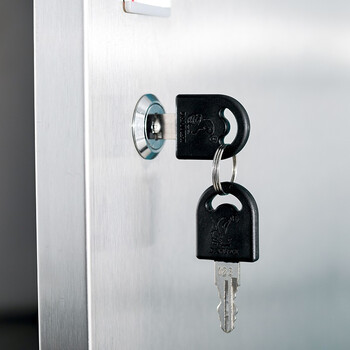 建功立业304不锈钢格子存储柜工业水杯放置柜21144945格