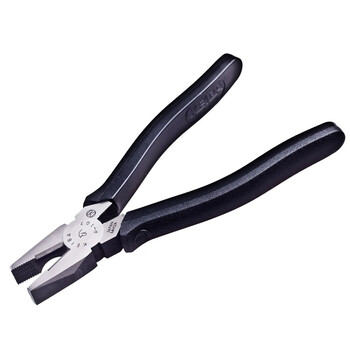 马牌（KEIBA）进口电工平嘴钳P-107老虎钳 平咀钢丝钳7寸 175mm