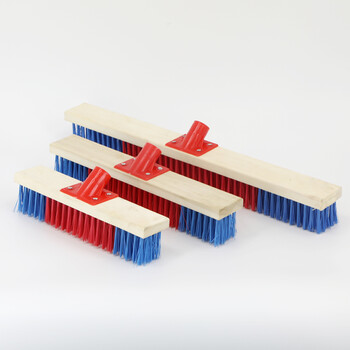 卫洋 WYS-348 木柄彩丝硬毛地刷 物业长杆刷瓷砖地板卫生间刷子 25CM