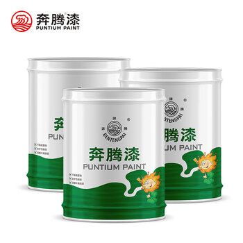 奔腾油漆 铁红醇酸防锈漆 金属漆工业漆铁铝钢结构铁门漆 防腐防水15kg/桶