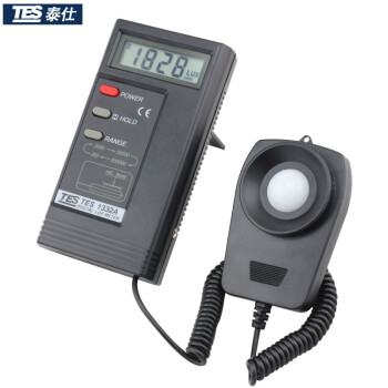 泰仕 TES-1332A 照度计测光仪光度计高精度亮度计照明灯具光测试仪检测仪勒克斯计 1年维保