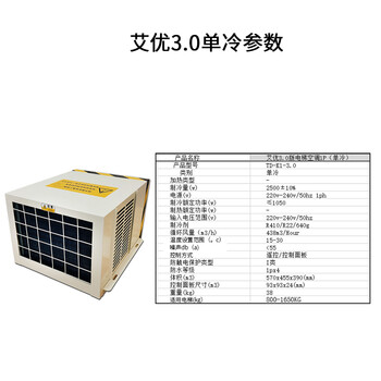 艾优 电梯专用空调 观光客梯货梯轿厢空调 不含安装 3.0版本单冷大1P