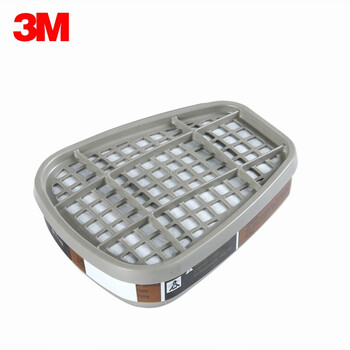 3M 6005CN滤毒盒 过滤盒防护装修甲醛有机蒸气气体等 搭配6200/7502/6800面具使用 6005