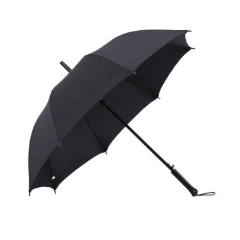 益美得 FW-2119 雨伞长柄直柄伞加大加固加厚伞 黑伞