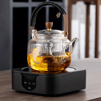 电陶炉煮茶器提梁煮茶壶烧水泡茶养生壶普洱白茶家用小型煮茶炉茶具