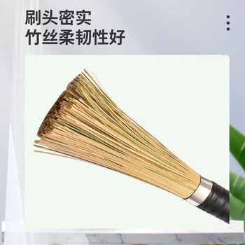 梦庭 竹锅刷大号纯天然老式炊帚竹制洗锅刷家用厨房清洁灶台商用刷子
