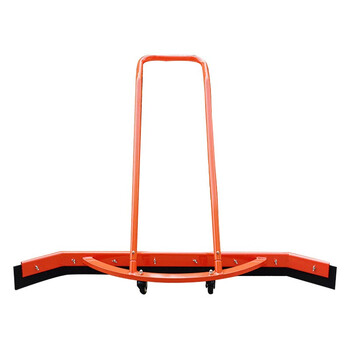 益美得 LSL814 户外运动场不锈钢刮水器篮球场推水器 橘色直角铝合金推水器