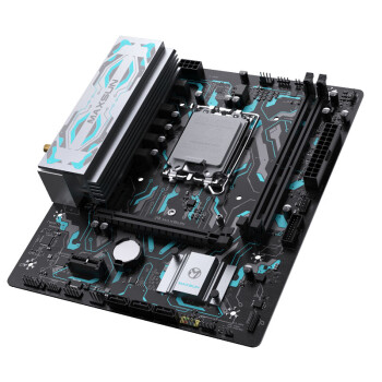 铭瑄（MAXSUN）  MS-B760M Gaming WIFI GANK 支持DDR5 CPU 12490F/13400F/13600KF（Intel B760/LGA 1700）