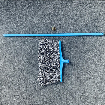 庄太太【蓝白50cm】加厚棉线拖把老式普通宽头线吸水墩布物业酒店布条地拖