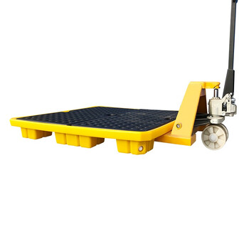 知旦防渗漏托盘610101四桶平台130*130*15cm盛漏量32加仑/120L