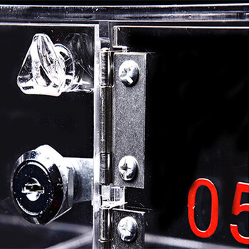 京顿JINHDUN 透明亚克力手机存放箱手机柜火种存放箱保管柜收纳盒 40门存放柜