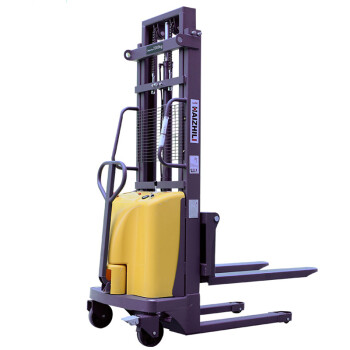 海之力HAIZHILI 半电动堆高车液压叉车地牛电瓶升降车 CTD1035型1吨3.5M单油缸双门架