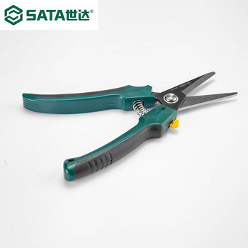 世达SATA 电工剪，8"，93121，光纤芳纶丝电工剪 线槽剪 凯夫拉锯齿剪