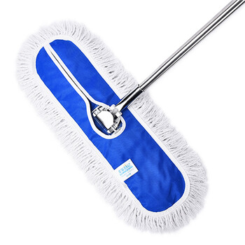 美家日记 商用平板拖把 物业尘推拖把 酒店公司单位公共地面清洁平拖 大面积地推110CM