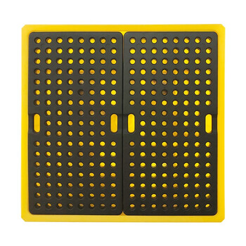 知旦防渗漏托盘610101四桶平台130*130*15cm盛漏量32加仑/120L