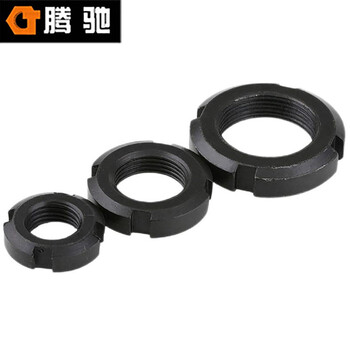 腾驰（CT）SB05 圆螺母 GB812 LF系列 碳钢 发黑  M140*2（10支）