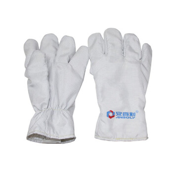 安百利ABL-S51A耐高温手套180度无尘净化车间微电子厂耐磨不掉毛防烫五指舒适手套 ABL-S51A