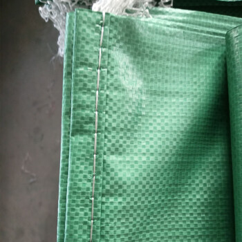 联嘉 快递打包搬家装修建筑垃圾防汛麻袋 草绿平方米58克65×105cm 内膜双面三丝