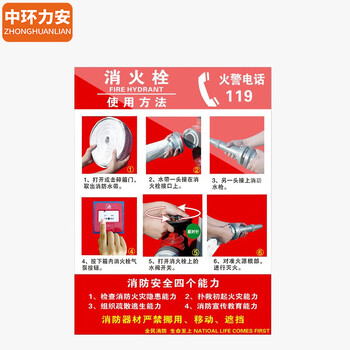 中环力安【3张*必须戴防尘口罩15x20cm】安全标识牌贴纸禁止吸烟提示牌定做消防标牌警示牌
