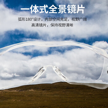 3M 12308 护目镜防冲击劳保透明防尘防风飞溅两用型（可与近视眼镜配带）（防雾）2付装 定做