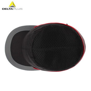 代尔塔 DELTAPLUS 102110透气型防撞安全帽7cm 黑色1顶 防砸防撞透气 生产制造设备维护