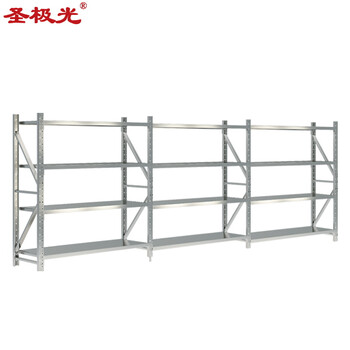 圣极光201不锈钢货架仓储货架金属置物架1.5米长副架G1262可定制