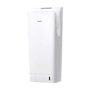 艾克（AIKE）AK2030 商用酒店全自动感应双面喷气烘手机公共卫生间壁挂式冷热干手器 银色经典款-1850W