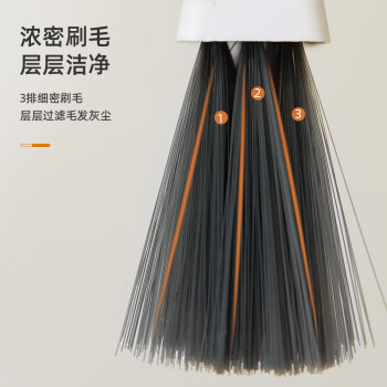利临 扫把套装扫帚防风梳齿型白色扫把簸箕笤帚畚箕扫地家用两件套