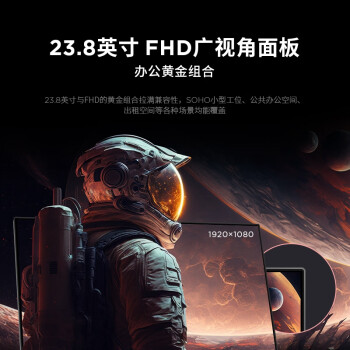 联想（Lenovo）E系列24/27英寸FHD高清电脑显示器商务办公家用显示屏幕 23.8英寸/100Hz/旋转升降底座E24-30 电脑显示器