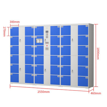 京顿JINGDUN 电子存包柜储物柜工厂车间单位智能寄存柜储物柜自编码系统款 36门