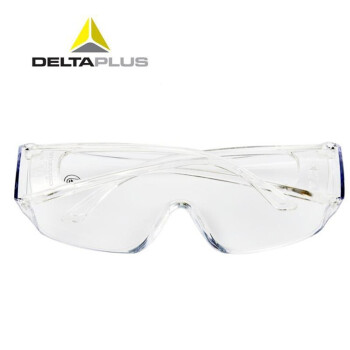 代尔塔101114护目镜  一体式聚碳酸酯防风沙防尘防刮擦劳保打磨骑行挡风保护安全  白色