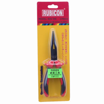 罗宾汉（RUBICON）进口绝缘电工尖嘴钳REV-M6耐高压1000V绝缘电工尖咀钳6寸 170mm