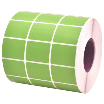 联嘉 浅绿色标签纸 不干胶打印纸 条码纸 30mm×180mm×600张 三排