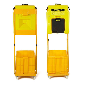 安小侠 洗眼器 便携式移动推车式 双口验厂喷淋洗眼装置53L