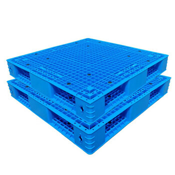 伏兴 网格双面塑料托盘 重型仓储物流卡板定制仓库防潮塑板货架托板 120x120x15cm加厚款