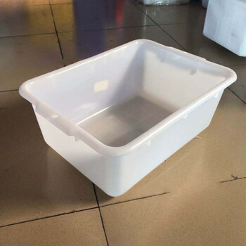 JN JIENBANGONG塑料水箱白盆加厚长方形水槽养鱼龟水盆白615*420*175mm
