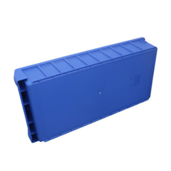 稳斯坦 WST123 分隔式零件盒 周转箱塑料盒物料收纳盒分格盒元件盒 蓝色300×117×90mm
