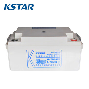科士达（KSTAR)12V65AH固定性密封免维护蓄电池6-FM-65适用于UPS不间断电源