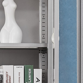 格圣奇304不锈钢储物柜车间置物柜样品分类柜C1599中二斗可定制