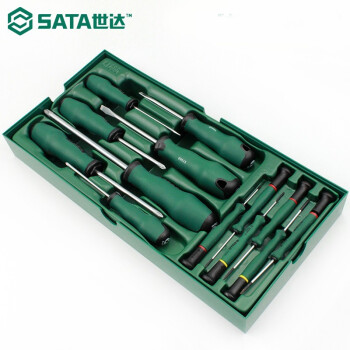 世达 SATA 工具托组套-13件螺丝批 09913 1